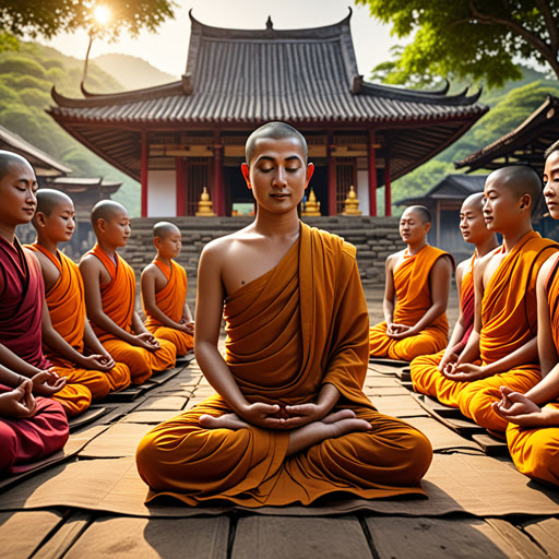 នៅក្នុងឈុតស្ងាត់ស្ងៀមមួយ មានក្មេងម្នាក់ឈ្មោះសាក់។ សាក់បានអនុវត្តរៀនតាមពុទ្ធសាសនាហើយអនុវត្តចំរៀងប្រចាំថ្ងៃ។ ក្នុងព្រឹកមួយ គាត់បានសម្រេចចិត្តត្រូវជួយអ្នក neighbor ដោយមិត្តភាព។ ដោយបានបញ្ចូលមហិច្ឆិមួ, ភូមិវិសាលបានដំឡើងកន្លែងចម្រៀជាពດទ្រិត្តបដិគង្គឺមួសរាណានាបូប។ ការត្រូវ់មង្គលថា គាត់ក៏អនុវត្តទៀបលណិត្តនៃភាពស្មោះស្ម័គ្រ។