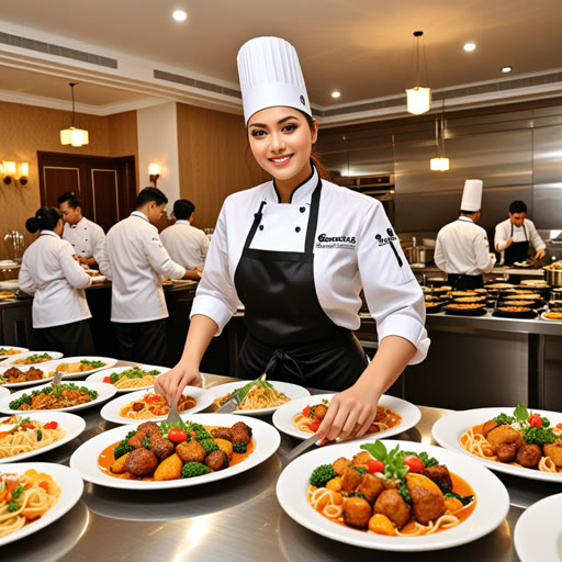 កាលពីមុន មានម្ហូបផ្អែមម្នាក់ឈ្មោះសារី។ នាងត្រូវបានដឹងថា មានជំនួសដែលទាមទារចំពោះប្រចាំក្នុងការធ្វើម្ហូប។ ថ្ងៃមួយ នាងបានទទួលសំណើរដើម្បីរៀបចំការកម្មវិធីតុបាតមួយ។ អប្សរានានា បានទាមទារពីម្ហូបដែលអស្ចារ្យ និងសារីបានសម្រេចចិត្តធ្វើការជ្រាបជ្រៀបផ្គូកគ្នាថ្មីមកវិញ។ ទោះនឹងមានបញ្ហា ខណៈនាងធ្វើការជូនទៅ ស្ថិតនៅចុងព្រះរាជបុត្រា ពេញមួយម៉ោង គាត់មិនគ្មានការផ្សងព្រេងយ៉ាងប្រសើរតែមកវិញទេ ចុះខណៈពេលចុះពីព្រះរាជបុត្រជាមួយមួកតុកហ៊ុយ។