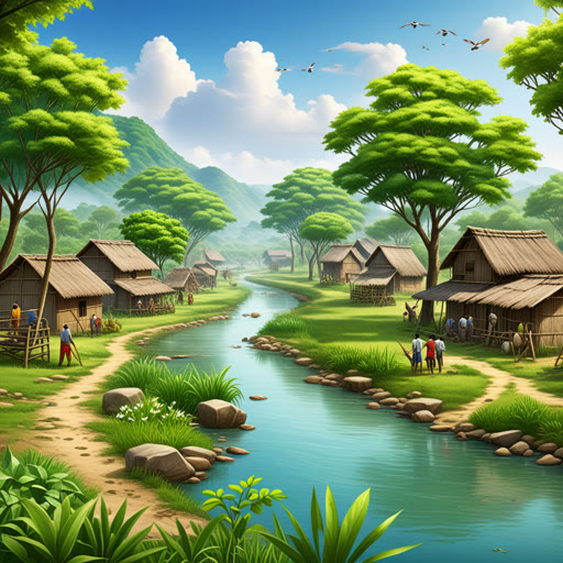 នៅក្នុងភូមិតូចមួយ ប្រព័ន្ធអេស្តីហ្គរកំពុងរីកចម្រើនជាមួយផែនដីនិងសត្វពោធិ៍អយុត្តិភាព។ ទោះបីជា ខាងក្រៅ មានរោងចក្រមួយបានបង្កើតនៅជិតផ្លូវ ការប្រាំផងនឹងមួយក៏គ្រប់គ្រងទៅ។ ភ្ញៀវដឹងពីសារៈសំខាន់នៃបរិស្ថានរបស់ពួកគេ បានរៀបចំព្រឹត្តិការណ៍ឱ្យការពារទេពកោសល្យ អេស្តីហ្គររបស់ពួកគេ។ ពួកគេបានដង់ដីដើម និងសម្អាបនឹងទន្លេ ដើម្បីធានាថាដំណើរដែលបន្ទាប់អាចមានបទ ធានាកាន់តែសុខស្រួលនៅក្នុងប្រព័ន្ធអេស្តីហ្គរ។