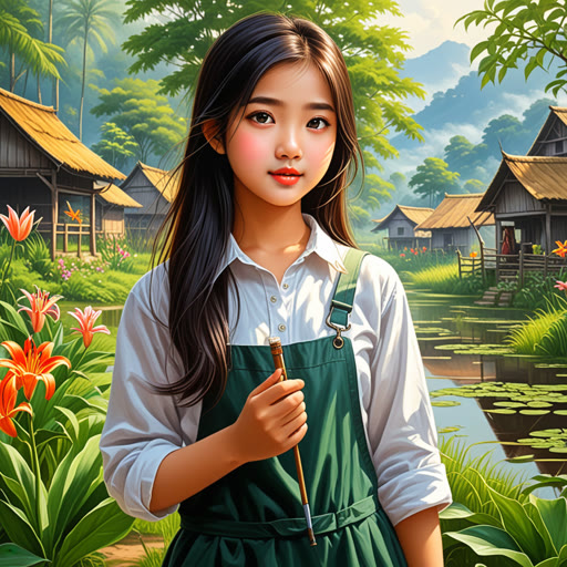 កាលពីយូរលង់មកហើយ មានក្មេងស្រីម្នាក់ឈ្មោះលីលី។ នាងបានបង្ហាញមុខងារល្អឥតខ្ចោះក្នុងការពើកអប់រំធ្វើឲ្យមានស្នារធាតុគ្នាយ៉ាងខុសគ្នាពីអ្នកផ្សេងៗទាំងអស់នៅភូមិរបស់នាង។ ថ្ងៃមួយ មនុស្សគ្រូបនបតនៃស្នាដៃច្នៃប្រឌិតបានមកកាន់ និងមានការភ្ញាក់ភាយខ្លាំងទៅនឹងស្នាដៃល្អឥតខ្ចោះរបស់នាង។ គាត់បានផ្តល់ឱកាសឲ្យនាងណែនាំការពន្លឺនៅក្នុងពិព័រណ៍ធំ ដែលធ្វើឲ្យក្តីស្រមៃរបស់នាងប្រកបដោយការពិត។