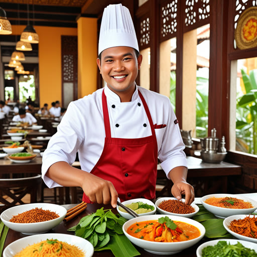 នៅក្នុងក្រុងមានរស់រវើមមួយ គ្រូបង្អាតពេញនិយមម្នាក់បានសម្រេចចិត្តបង្កើតភោជនីយដ្ឋានលាយគ្នា។ គាត់បានលាយរសជាតិបុរាណខ្មែរជាមួយនឹងបច្ចេកទេសធ្វើម្ហូបសម័យថ្មី។ មនុស្សមគ្គុទ្បាជួបគ្នាដើម្បីស្វែងរកការលាយគ្នាអស្ចារ្យនេះ ដែលពួកគេរីករាយជាមួយម្ហូបដែលបញ្ចុះផ្សំអោយពីម្ហូបទៅបែបរង្វង់ប្រដាប់ឧបករណ៍រួមមានសម្បូរពណ៌។ ភោជនីយដ្ឋាននេះត្រូវបានចាប់អារម្មណ៍ ហើយមនុស្សគ្រប់រូបអួនចិត្តនឹងនរណាព្រហ្មណ៍ប្រាប្រើពណ៌នៃវប្បធម៌ដើម្បីមើលឃើញ។