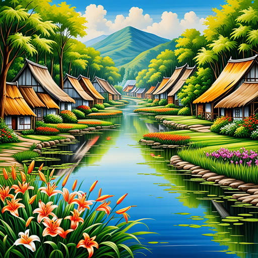 នៅក្នុងភូមិមួយគត់ មានសិល្បករមានទេពកោសល្យម្នាក់ឈ្មោះលីលី។ គាត់ស្រឡាញ់សម្គាល់ភាពស្រស់ស្អាតនៃធម្មជាតិក្នុងក្រដាសទំហំធំៗ។ ថ្ងៃមួយ គាត់សម្រេចចិត្តនឹងចេញផ្សាយនិងសម្គាល់ម៉ូដថ្មីក្នុងសិល្បៈរបស់គាត់។ ជាមួយនឹងការញកចង្កេះរាល់វេកក្រៅ គាត់បានស្នាដៃដាក់សញ្ញារបស់ខ្លួនឲ្យបានផ្ដល់អប្បបរមានគ្រិតព័ន្ធ និងទទួលបានការទទួលស្គាល់គ្នាយ៉ាងហ្មង។ មនុស្សបានធ្វើដំណើរម៉ាយទៅសោតដើម្បីឃើញការបញ្ចាំងរបស់គាត់។ សញ្ញារបស់លីលីក្លាយជាសញ្ញានៃភាពច្នៃប្រឌិតនិងការបំផុសគំនិត។