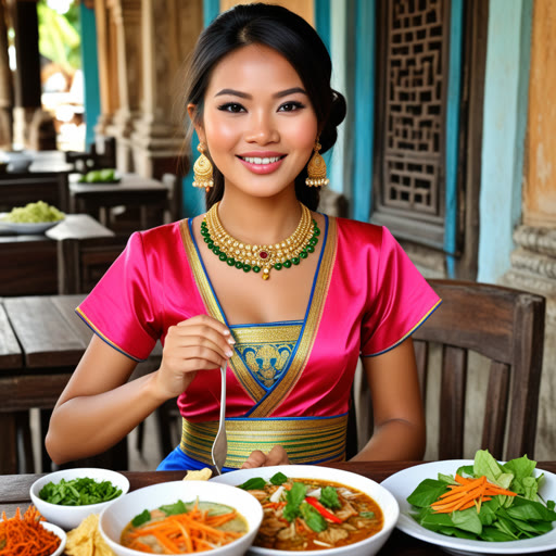 កាលពីនេះ មានទីក្រុងមួយផ្សព្វផ្សាយដោយពន្លឺ មានស្រីវ័យក្មេងឈ្មោះឌីនាទា។ នាងមានជាតិប្រភេទពិសេស ដោយព្រោះគាត់ជាខ្មែរ និងបារាំងចុះ។ ថ្ងៃមួយ នាងបានសម្រេចចិត្តស្វែងយល់អំពីវប្បធម៌ខុសគ្នា។ នាងបានពាក់ខៀវប្រពៃណីកម្ពុជាក្នុងពេលដែលសាកល្បងម្ហូបបារាំង។ ការសាមគ្គីនេះធ្វើឱ្យនាងមានភាពពិសេស ហើយជួយឲ្យនាងសូមកត ឯហ្នឹងជាពិភពអាក្រាត។