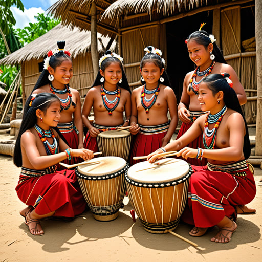 នៅក្នុងភូមិស្អាតមួយ មាននារីវ័យក្មេងម្នាក់ឈ្មោះម៉ាយ៉ា ដែលចូលចិត្តតន្ត្រី។ នាងបានរកឃើញថា ឪជារបស់នាងមានបណ្ណាល័យឧបករណ៍ប៉ះ។ ថ្ងៃមួយ នាងបានសម្រេចចិត្តដើម្បីធ្វើការបង្ហាញ។ ខណៈពេលនាងលេងតរ, សំឡេងប៉ះបានលើកឡើងនៅជុំវិញភូមិ ហើយមនុស្សគ្រប់គ្នាបានជ្រលងមករីករាយនឹងការបង្ហាញ។ ពាណិជ្ជកម្មរីករាយរបស់ម៉ាយ៉ានិងការប៉ះរបស់ឪអាចធ្វើឲ្យសហគមន៍រួមផ្សំជាមួយគ្នា ប្រសហភាពក្នុងថ្ងៃនោះ។