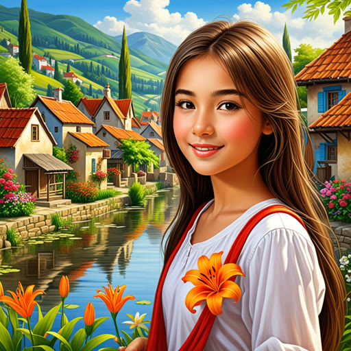 កាលពីនៅក្នុងភូមិមួយតូច មានក្មេងស្រីម្នាក់ឈ្មោះលីលី។ ការសុំព្រោះរបស់នាងគឺដល់បញ្ចប់ជាអ្នកសិល្បៈដ៏ល្បីឈ្មួញ។ ជាមួយនឹងការប្រកាសនិងការអនុវត្តន៍ នាងបានគូររូបភាពដ៏ស្រស់ស្អាត។ មនុស្សដែលបានស្គាល់ទឹកចិត្តសិល្បៈរបស់នាង ទន្ទឹមនឹងលីលីបានទទួលបានការចាប់អារម្មណ៍។ មួយថ្ងៃ ការកូរស្ទួនរបស់នាងត្រូវបានដាក់បង្ហាញនៅក្នុងហាងសិល្បៈ បង្កើតទៅជាអ្នកសិល្បៈល្បីក្នុងភូមិនៃនាង។ សម្រេចរបស់លីលីបានជំរុញអ្នកដទៃក្នុងការស្វែងរកមោទនភាពរបស់ខ្លួន។
