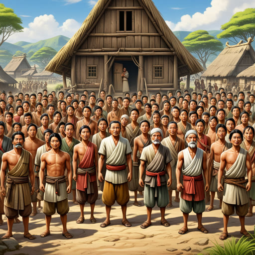 កាលពីម្សិលមិញ មានរាជទីមួយដែលមានភាពស្ងប់ស្ងាត់មិនបានបាក់។ ទន្ទឹមនឹងឧបសគ្គ ពលរដ្ឋបានរក្សាសមាថភាពរបស់ពួកគេ។ ថ្ងៃមួយ រយៈពេលខ្យល់ខ្លាំងបានព្យាករណ៍ថានឹងបាក់ចិត្តពោរពេញលើរង្វង់នៃការអភិវឌ្ឍន៍។ ជនបទបានសម្រេចចិត្តឈរជាមួយគ្នា ហើយណែនាំមុខម៉ាត់អារម្មណ៍ៗ។ ដោយស្បែកគ្នា ពួកគេបានការពារកសាងទីនោះ ហើយធានាថា ភូមិតែងតែរាមដោយភាពស្ងប់ស្ងាត់។